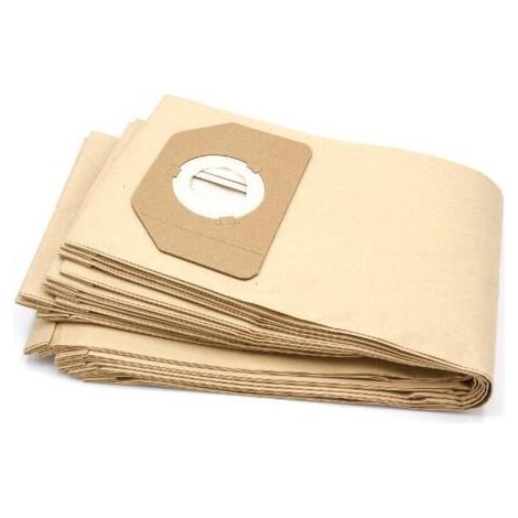 NALOOKAMIC 10x sacs compatible avec K��rcher A2204/A2656/3300 papier, marron,815x230x2mm,70g