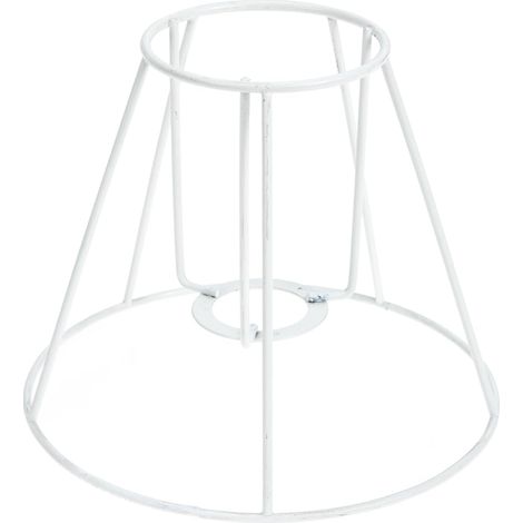 Heavy Duty Metal Frame Iron Lamp Shade Holder for Desk Lamps and Chandeliers Stable Structure for DIY Projects Indoor Lighting (1/5)