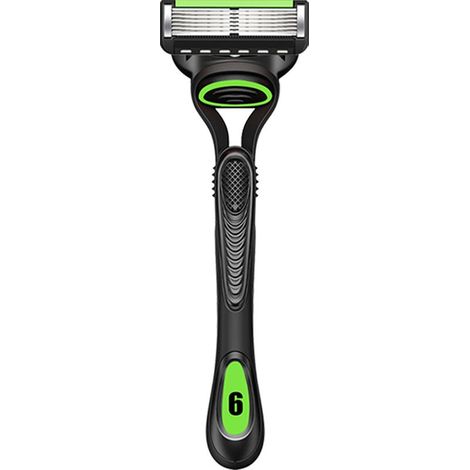 rasoir electriques hommes-Manche de rasoir ergonomique – Compatible avec lames standards, prise antidérapante, finition argentée durable (remplacement parfait pour routines masculines) (1/3)