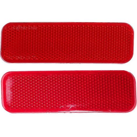 1 paire de réflecteurs de pare-chocs arrière rouges compatibles avec Ford Transit 2015-2022, réflecteurs de pare-chocs latéraux BK2Z13A565B, BK2Z13A565A (1/5)