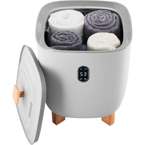 Sèche-serviettes 25L avec arrêt automatique pour spa, adapté à 5 grandes serviettes, couvertures, vêtements, peignoirs et pyjamas. (1/5)