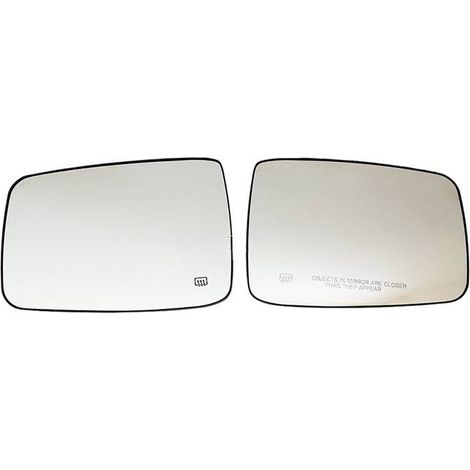 Compatible con lentes de espejo retrovisor, lentes reflectantes, vidrio calefactado y lentes de espejo lateral para Dodge Ram RAM 09-18. (1/5)