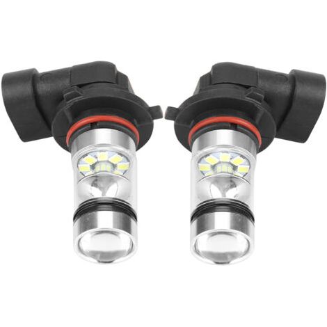 Lampadine LED 9006/HB4 da 100W, alta luminosità 1200LM, tensione 9V-30V, temperatura colore 6000K, facile installazione (1/5)