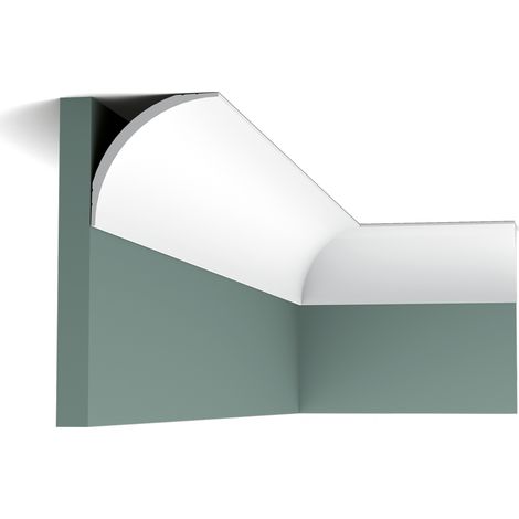 Orac – Profil simple bords fins CX126 – Moulure décorative L200 x H8,7 x L8,7 cm – Pour finition murale et plafond – Peinture recommandée (1/6)