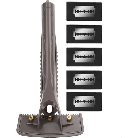 Rasoir à Poils du Dos à Manche Long Rétractable, Tondeuse Corporelle Plastique pour Hommes (1/5)