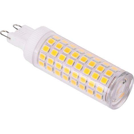 10-W-G9-Glühbirne, 1000 lm, 100 LEDs, LED-Maiskolbenlampe für Kronleuchter, 100–240 V, Neutralweiß (4000–4500 K) (1/5)