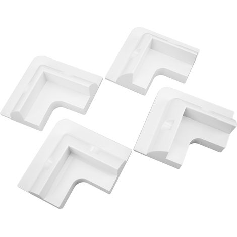 Support d'Angle pour Panneaux Solaires ABS Anti-UV, Montage sans Perçage pour Toiture de Camping-Car et Bateau (1/5)