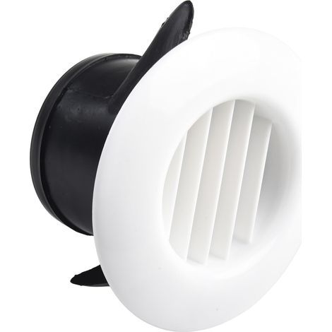 Bouchon de sortie de ventilation intérieur pour conduit d'air dans la cuisine et le bureau (75 mm) (1/5)