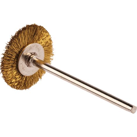 Brosse abrasive Circulaire RS PRO Laiton Diam 21.6mm ( Prix pour Sachet de 3 ) (1/2)