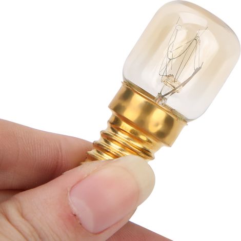 Lot de 10 douilles E14 en laiton avec petit culot à vis, compatibles micro-ondes et four à 300 °C, ampoules de 15 W. (1/5)