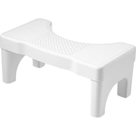 Tabouret de toilette antidérapant compact pour adultes et enfants Support pour posture correcte lors de l'évacuation de la salle de bain Design espace économique pour usage quotidien (1/5)