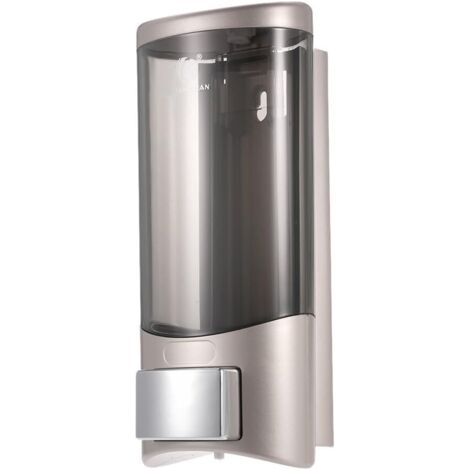 Mural Distributeur de Savon Support 500ml Manuel Machine Distributeur Liquide Lavage des Main (1/5)