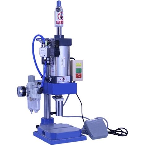 Machine de Presse Pneumatique, Pression de 200kg, Taille de Table de Travail Réglable (1/2)