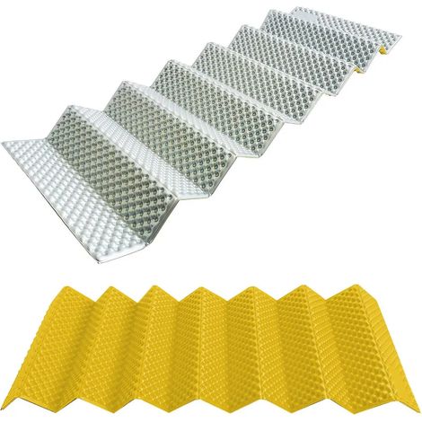 Tapis de camping XPE portable, imperméable et résistant à l'usure en mousse jaune pour extérieur et randonnée (1/5)