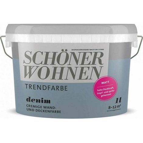 SW Trend Wandfarbe matt 1,0L Denim 5565