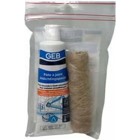 Kit de estanqueidad completo GEB pasta de juntas 50 ml + remojo 20 g