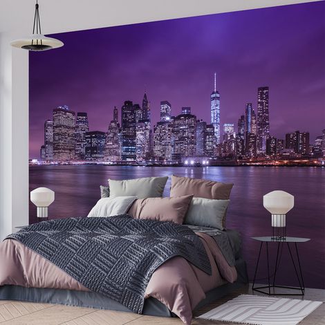Papier peint panoramique - Panorama New York - 130 cm x 86 cm (1/4)
