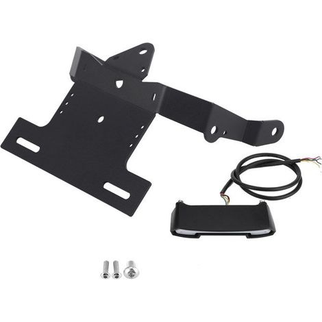 Un guardabarros con soporte para matrícula de 12 V sustituye a los intermitentes traseros LED y es adecuado para la Vulcan S 650/Cafe. (1/5)