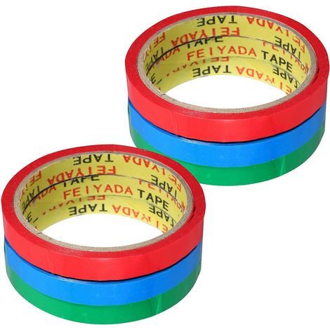 Klebebandrollen zum Verschließen von Beuteln, Klebeband für Supermarkt-Verschließmaschinen, Verpackungsklebeband für Beutelverschließmaschinen – 9,30 x 1,20 x 1,20 cm – Rot (1/4)
