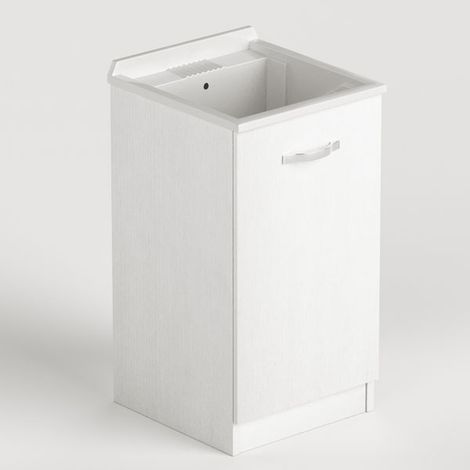 LAUNDRY LAVATOIO 1A 47X50X86 CM BIANCO FRASSINO (1/4)