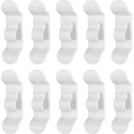 10Un enrouleur de fil blanc-Conception auto-adhésive pour ranger les ustensiles de cuisine (1/5)