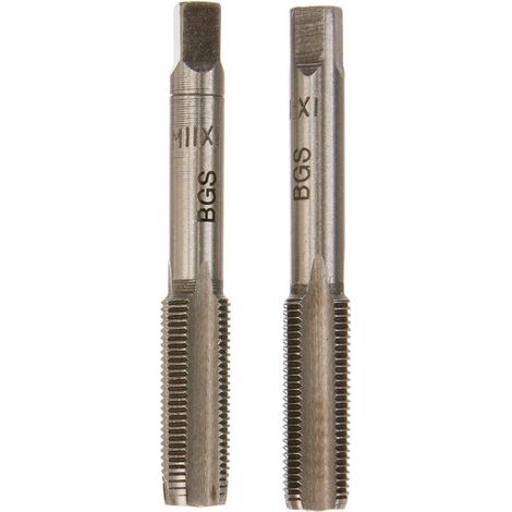 Pré-Tarauds et Filières M11 x 1,0 - 2 pcs - Acier, Précision et Durabilité - Pro - D-Work
