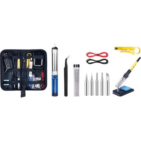 set elettricista con saldatore
