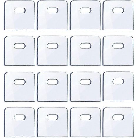 Lot de 16/32 pièces de languettes de réparation transparentes pour stores verticaux, protège-lamelles pour stores verticaux, stores verticaux (1/5)