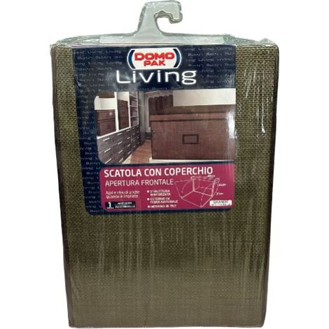 DOMOPAK - SCATOLA GRANDE VERDE BOTTIGLIA48X31X35CM