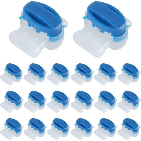 Kabelverbinder für Robotermäher - Stecker 314 - 20 Stück - Blau - 24 x 23 x 17 mm