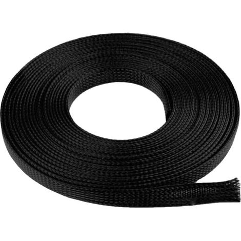 20mm Gaine Câble Tressée Extensible PET Manchon de Câble Fil Rangement Câble PET Cache Câble Souple Électriques Gestion Câble Flexible Protection Tube Tuyau 10 Mètres (1/5)