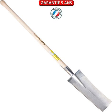 OUTILS PERRIN Louchet terrassier à bague 40 manche pomme (1/2)