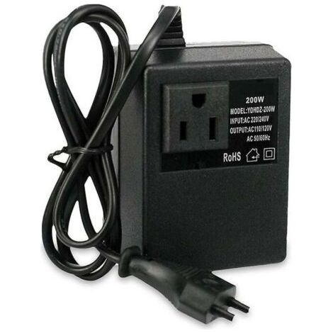 Convertidor/Transportador de voltaje reductor de 220 V a 110 V CA