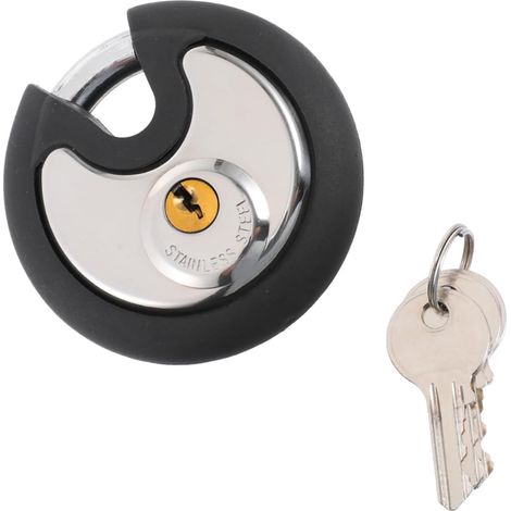 de s curit rond en acier inoxydable de 70 mm Cadenas antivol (1/5)