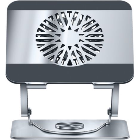 Support de refroidissement pour ordinateur portable rotatif à 360° avec ventilateur turbo pour ordinateurs portables de 10 à 17,3 pouces