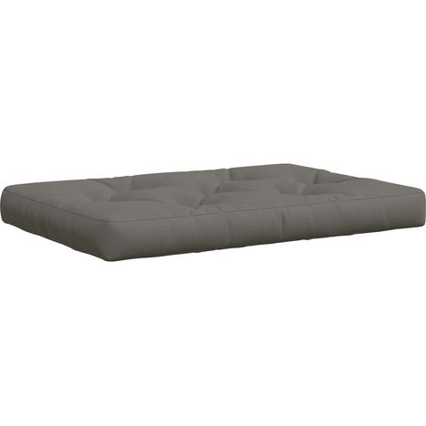 vidaXL Pallet Seat Cushion VIANEN 100% Polyester Grey 120 x 80 x 12 cm (1/5)