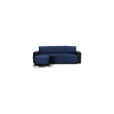 1-teiliger gesteppter Ecksofabezug, linksseitig, 200 cm, blaue Polyester-Mikrofaser, für L-förmiges Sofa (1/5)