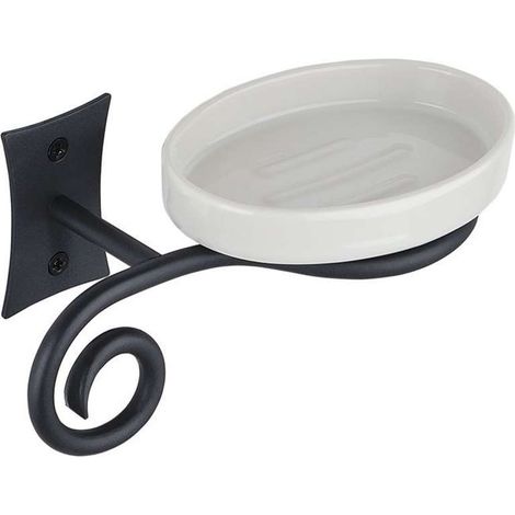 Sapho Rebecca - Porte-savon avec support, blanc CC002 (1/4)