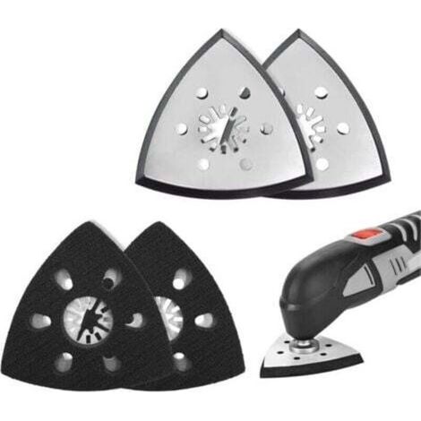 93-mm-Dreieckschleifscheiben – 4er-Pack für Multifunktionsschleifer, kompatibel mit Parkside- und Dreieckschleifscheiben (1/4)