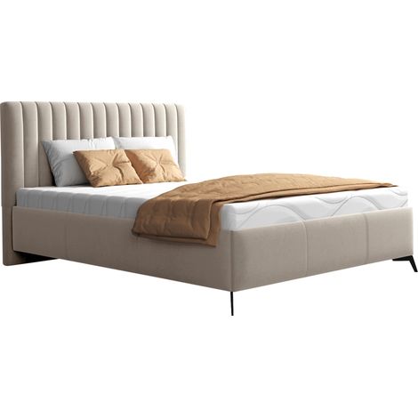 Lit ComfiDream 173, Fresh 01, Double, 180x200, Tapisserie, Sommier à lattes, 189x216x106cm (1/5)