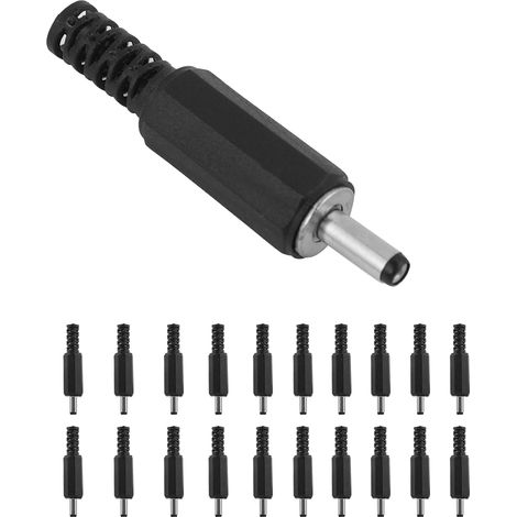 20 connecteurs mâles DC 3.5x1.35mm, prise jack d'alimentation universelle (1/5)