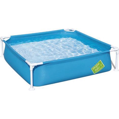 PISCINA FRAME QUADRATA CON TELAIO PORTANTE CM.122X122X30,5H.  +2 ANNI  cm.122x122x30,5  peso Kg.4,2  (art.56217)    BESTWAY