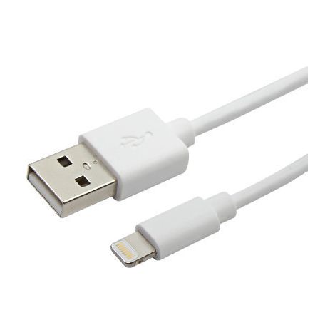 Cordon Lightning USB MFi blanc pour charge et synchronisation 1 mètre - FUJIONKYO - 423800