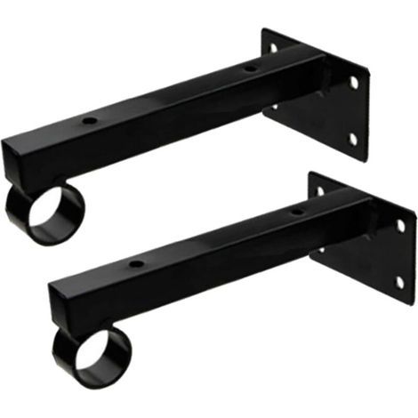 Supports D'Étagère, Supports de Tablette Flottante Carrée Industrielle, Supports de Tableaux Muraux Rétro, Pour Salon Salle de N Garage,150MM (1/5)