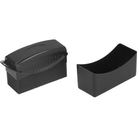 Tampon applicateur de pansement de Contour de pneu, polissage de roues de voiture, épilation à la cire, éponge de nettoyage, brosse noire (1/5)