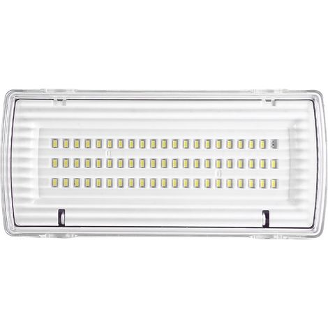 Lampe De Secours LED - 8 W - 86-265 V - 6500 K - Système À 62 Ampoules - Batterie Intégrée Rechargeable - 3 H Autonomie (1/5)