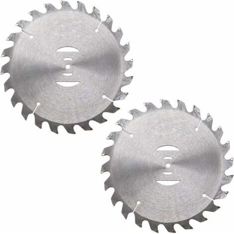 Lames de coupe-herbe en acier au manganèse 5mm – Lot de 2 pour débroussailleuse – Coupe nette pour branches épaisses – Compatible tondeuses (1/5)
