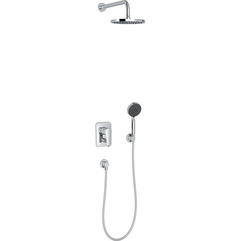 Jacob Delafon Robinet de douche avec mitigeur encastrable mécanique Modulo rond (1/5)