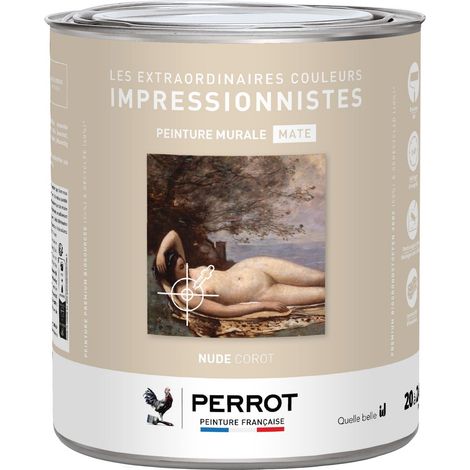 PEINTURE MURALE MATE NUDE COROT  2L  - PERROT (1/3)