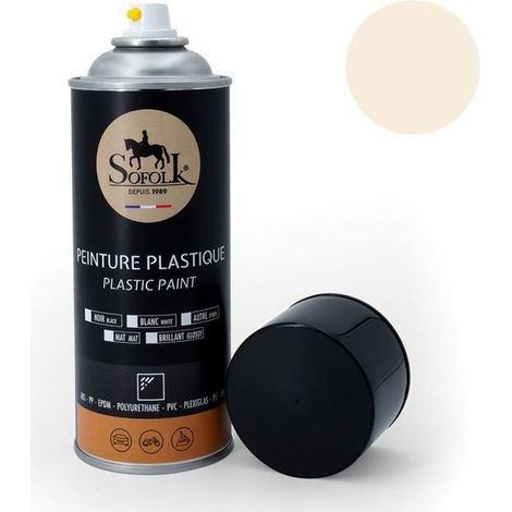 Pintura plástica de alta resistencia: interior y exterior SOFOLK - 6-BLANCO ROTO MATE - Aerosol 400ml (1/3)